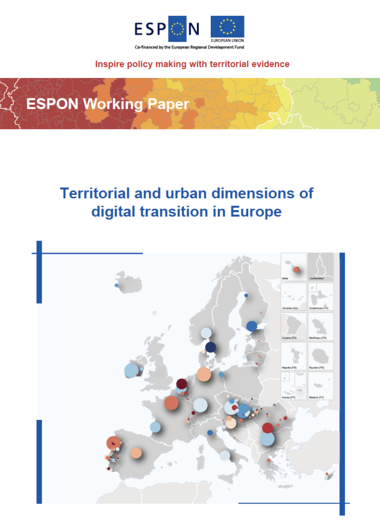 ESPON Working paper on Digital Transition